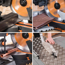 Hoja TCT para Ingletadora y Sierra de Mesa Evolution de 255 mm, 28 Dientes y Agujero de 25,4 mm para corte Multi-material