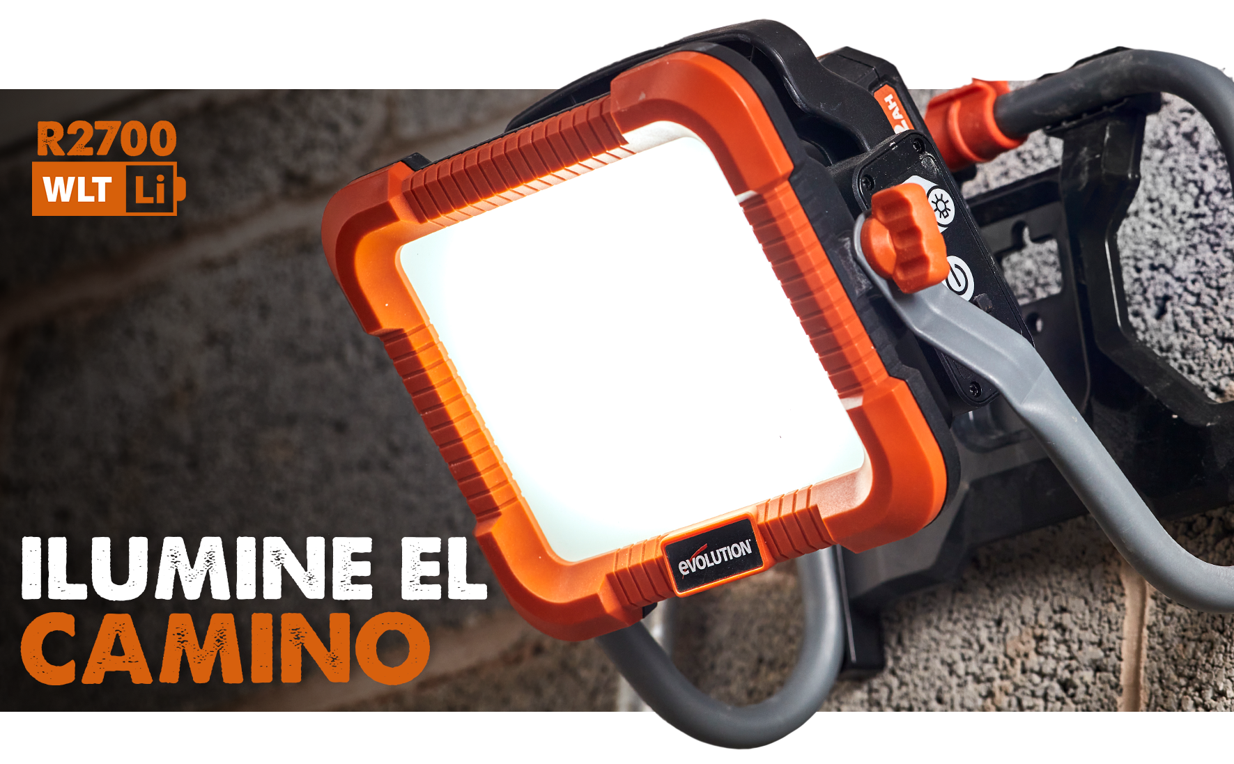 Foco proyector inalámbrico R2700WLT-Li Evolution sin batería ni cargador