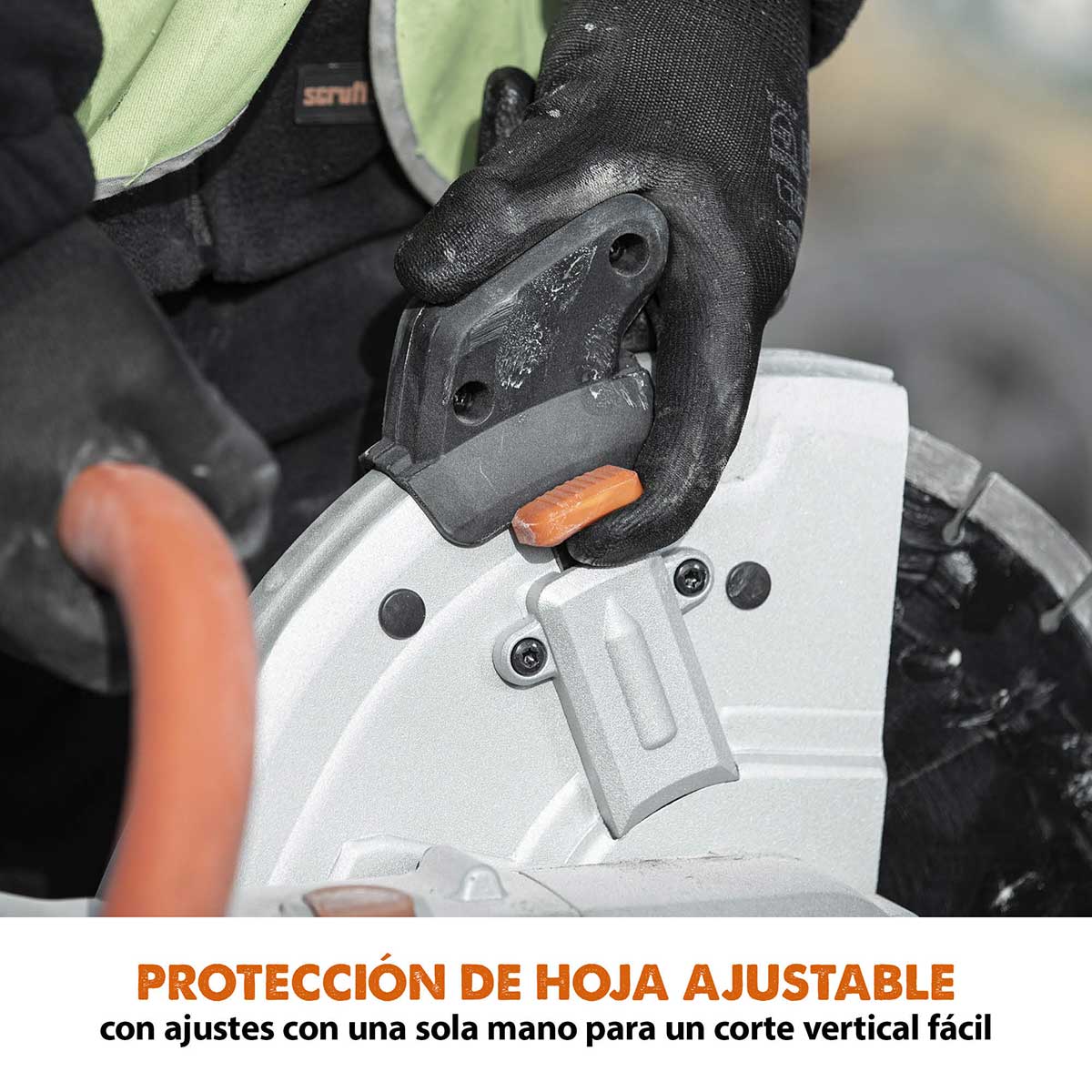 Sierra de Hormigón Eléctrica R300DCT Evolution de 300mm con Hoja de Diamante