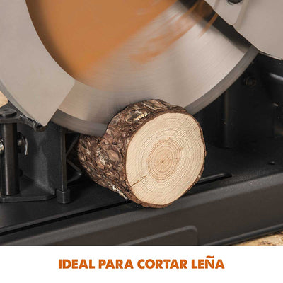 Pack Evolution - Sierra de Corte R355CPS de 355 mm con Hoja Multi-material TCT + Soporte
