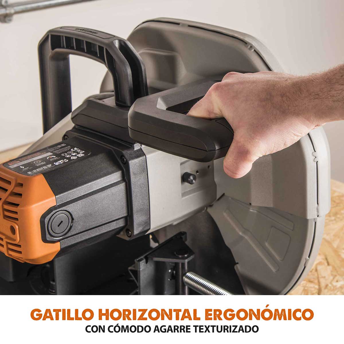 Pack Evolution - Sierra de Corte R355CPS de 355 mm con Hoja Multi-material TCT + Soporte