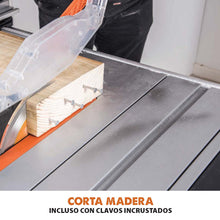 Pack Evolution - Sierra de mesa RAGE5-S  Evolution de 255mm con hoja multi-material TCT + hoja para madera adicional