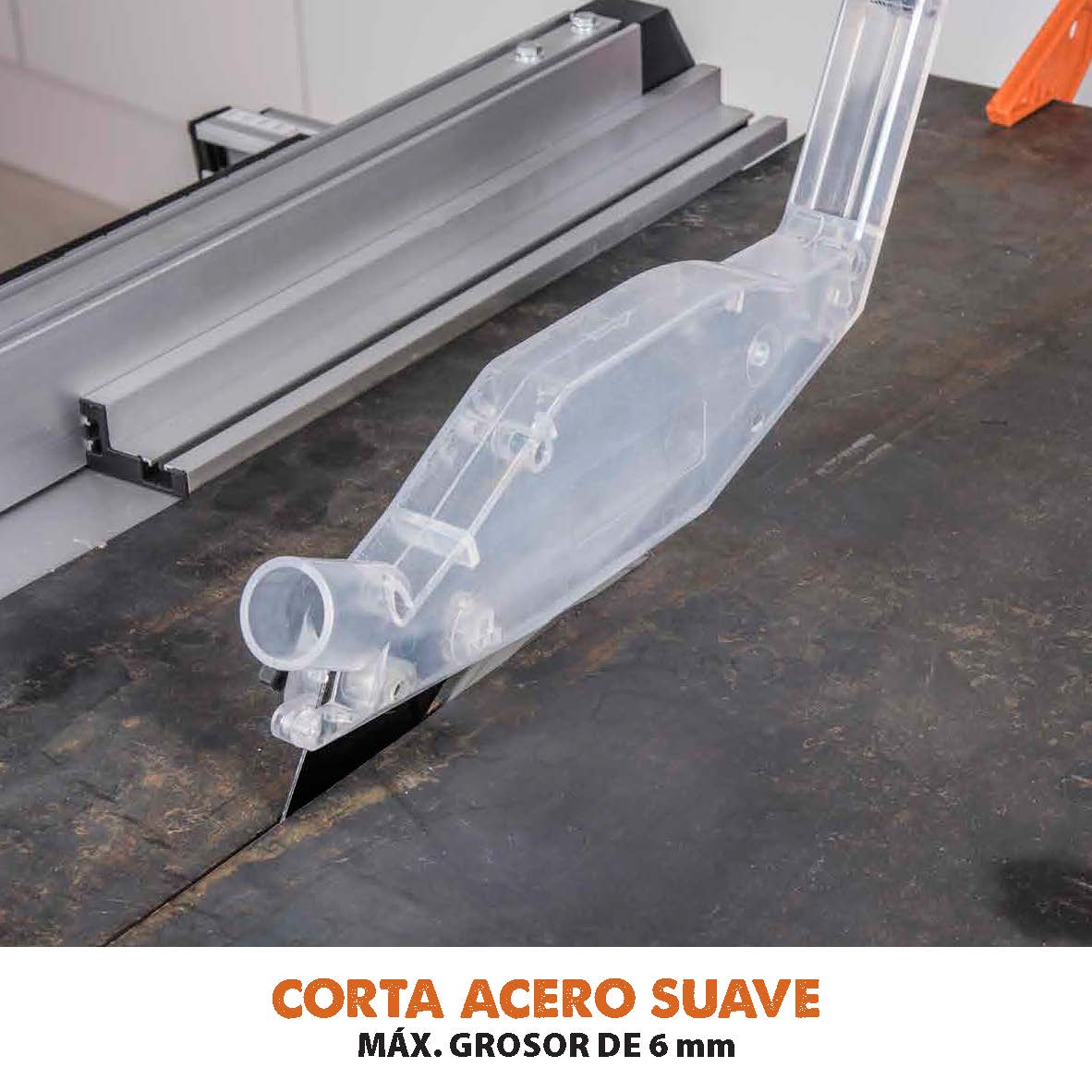 Pack Evolution - Sierra de mesa RAGE5-S  Evolution de 255mm con hoja multi-material TCT + hoja para madera adicional