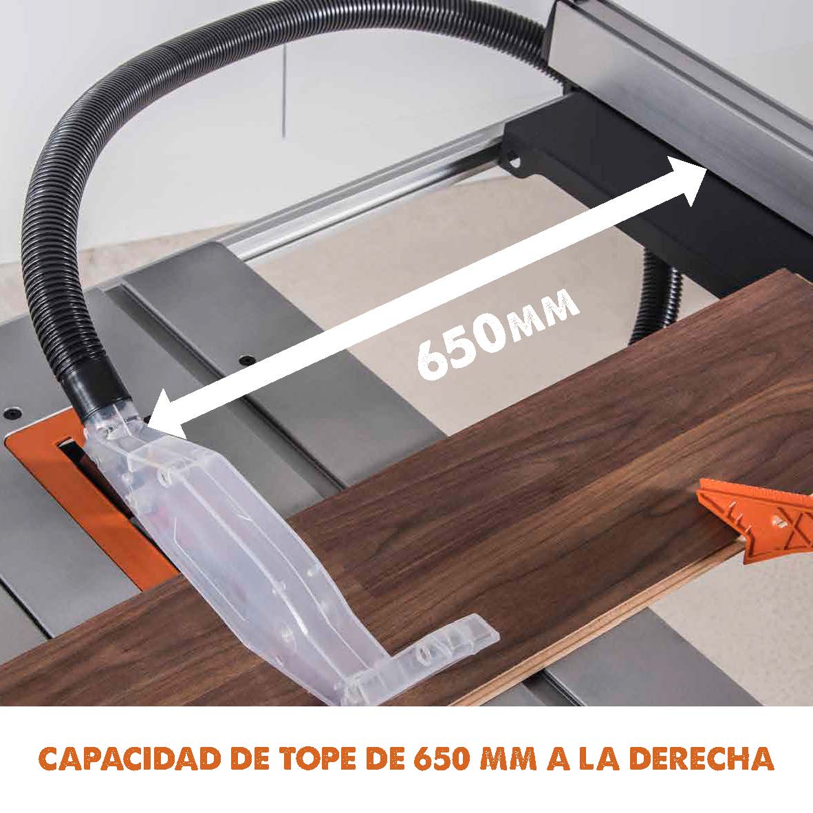 Pack Evolution - Sierra de mesa RAGE5-S  Evolution de 255mm con hoja multi-material TCT + hoja para madera adicional