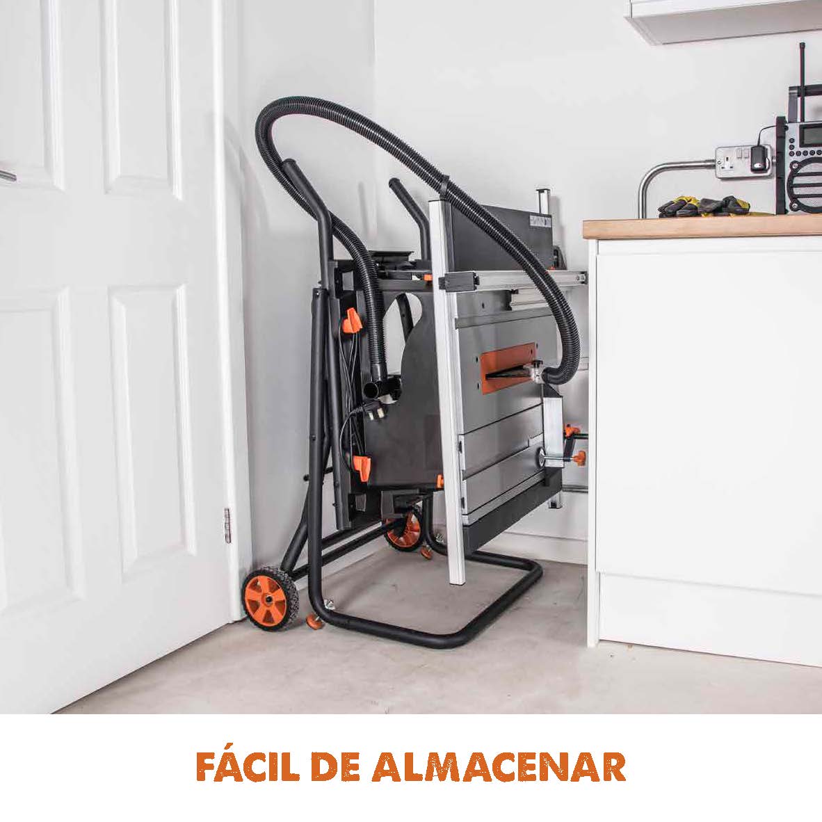 Pack Evolution - Sierra de mesa RAGE5-S  Evolution de 255mm con hoja multi-material TCT + hoja para madera adicional