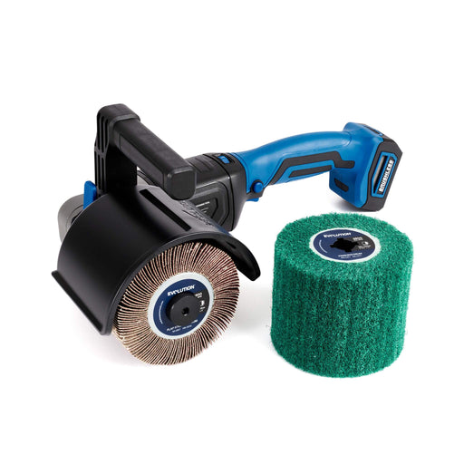 Satinadora inalámbrica 18V con motor sin escobillas y 2 tambores | S120SCT-L