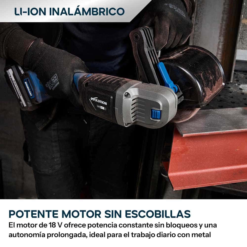 Satinadora inalámbrica 18V con motor sin escobillas y 2 tambores | S120SCT-L