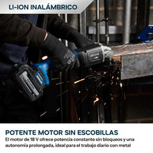 Amoladora angular inalámbrica S125AGR-Li de 125mm – sin escobillas de 18V para cortar metal