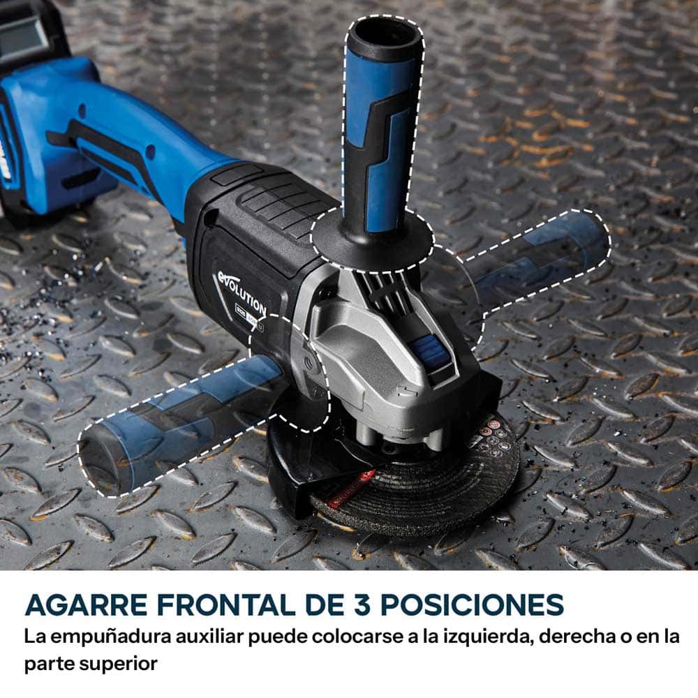 Amoladora angular inalámbrica S125AGR-Li de 125mm – sin escobillas de 18V para cortar metal