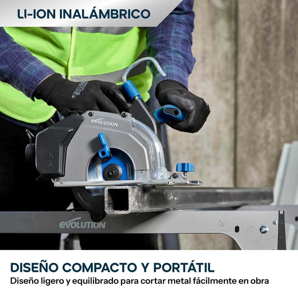 Sierra circular inalámbrica S165CCS-Li para corte de metal sin batería ni cargador