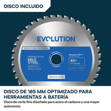 Sierra circular inalámbrica S165CCS-Li para corte de metal sin batería ni cargador