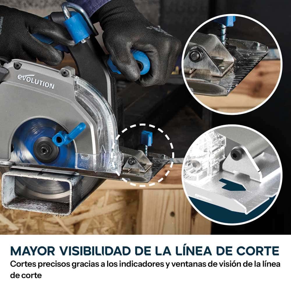 Sierra circular inalámbrica S165CCS-Li para corte de metal sin batería ni cargador