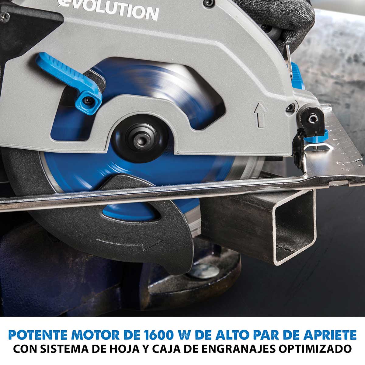 Sierra circular Evolution S185CCSL de 185 mm para el corte de metal