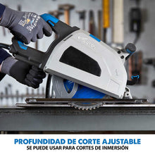 Pack Evolution - Sierra circular S210CCS de 210mm para corte de metal con Guía de Corte de 2,8 m