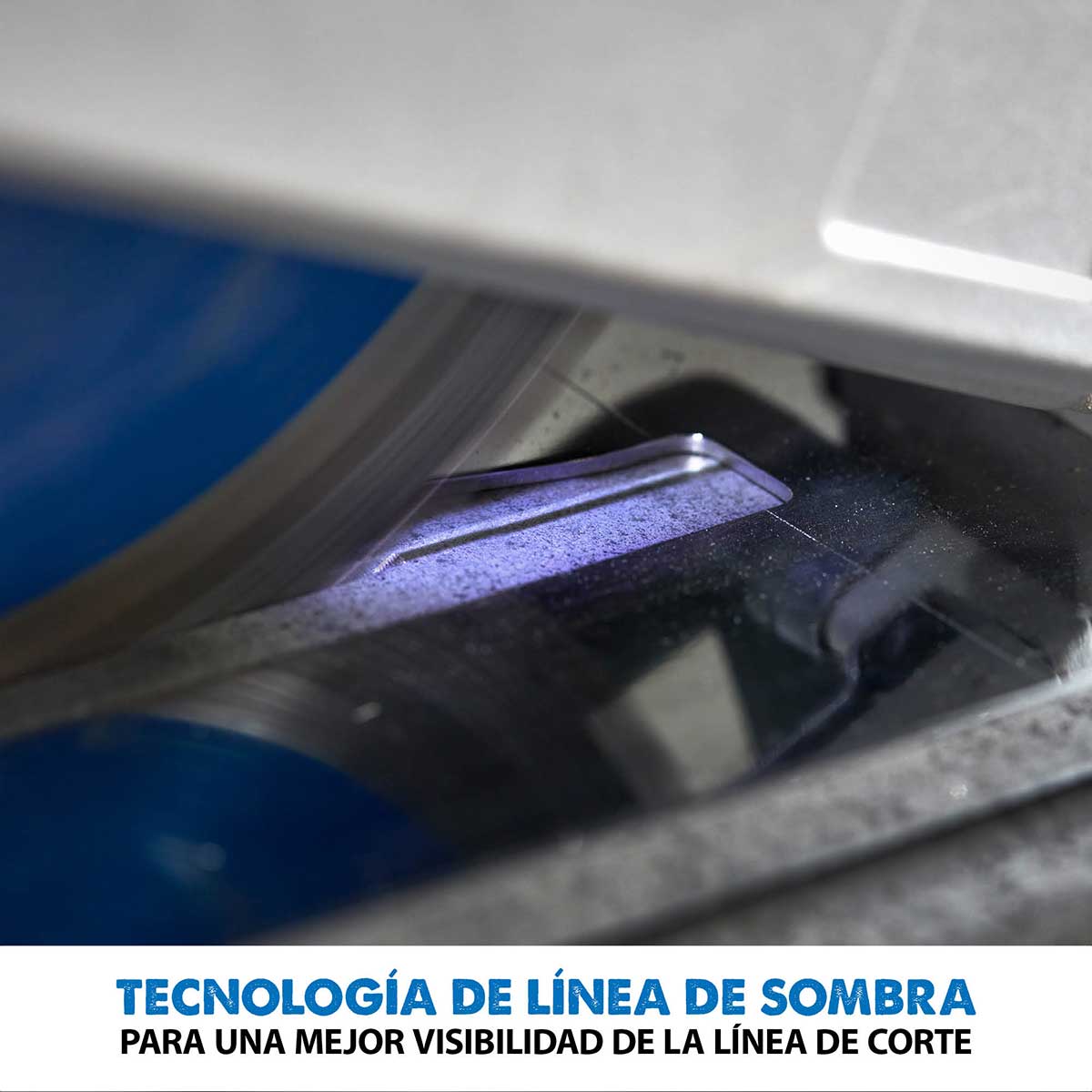 Pack Evolution - Sierra Circular S210CCS Evolution de 210mm para el Corte de Metal con Guía de Corte de 1,4 m