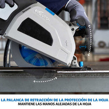Pack Evolution - Sierra Circular S210CCS Evolution de 210mm para el Corte de Metal con Guía de Corte de 1,4 m