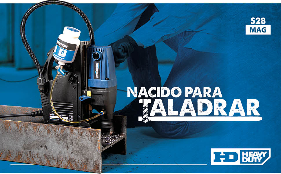 Taladro Magnético Industrial S28MAG Evolution de 28 mm para Metal