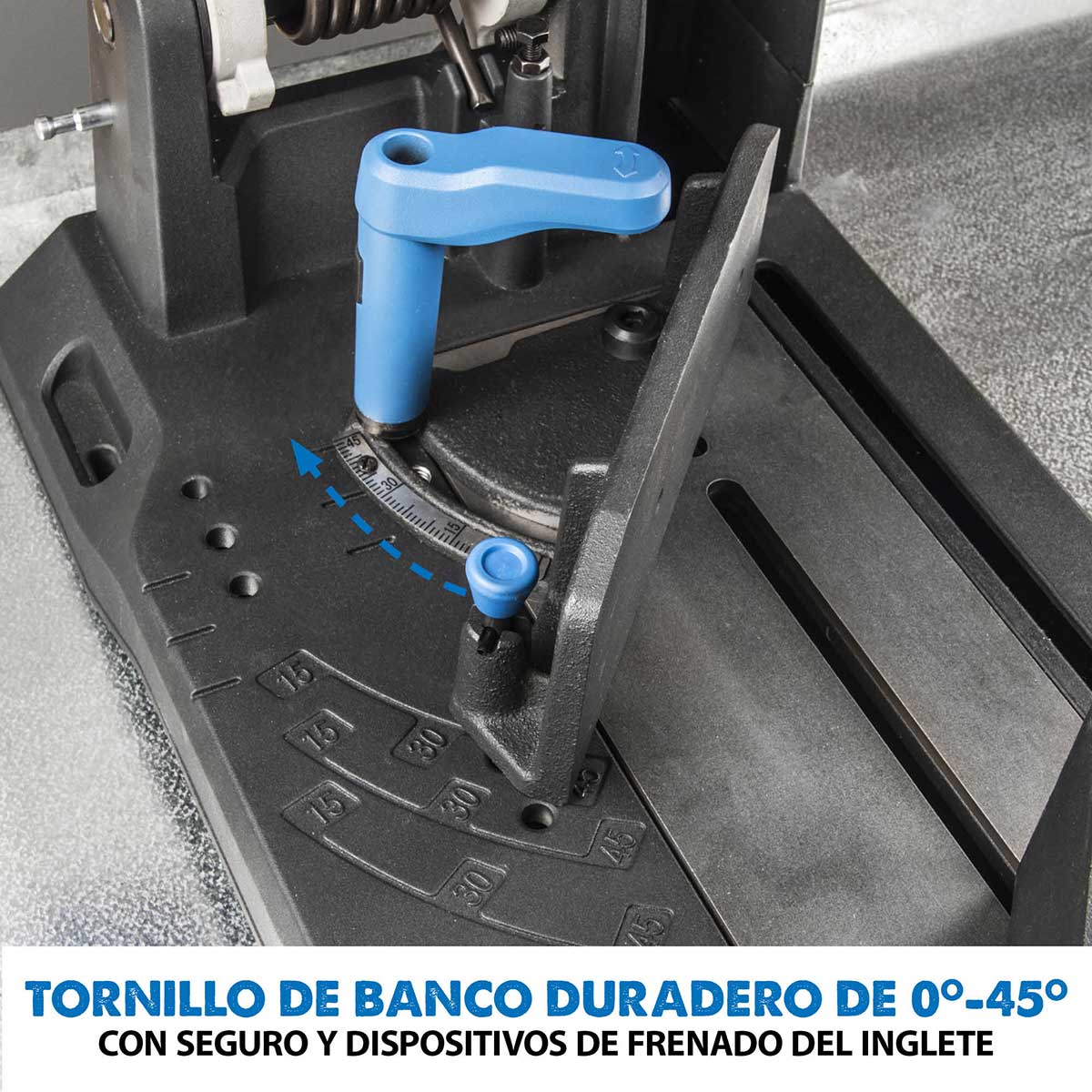 Pack Evolution - Sierra de Corte / Tronzadora S355CPS Evolution de 355mm para Corte de Metal + Soporte Universal