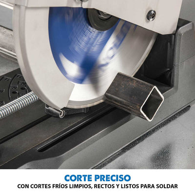 Pack Evolution - Sierra de Corte / Tronzadora S355CPS Evolution de 355mm para Corte de Metal + Soporte Universal