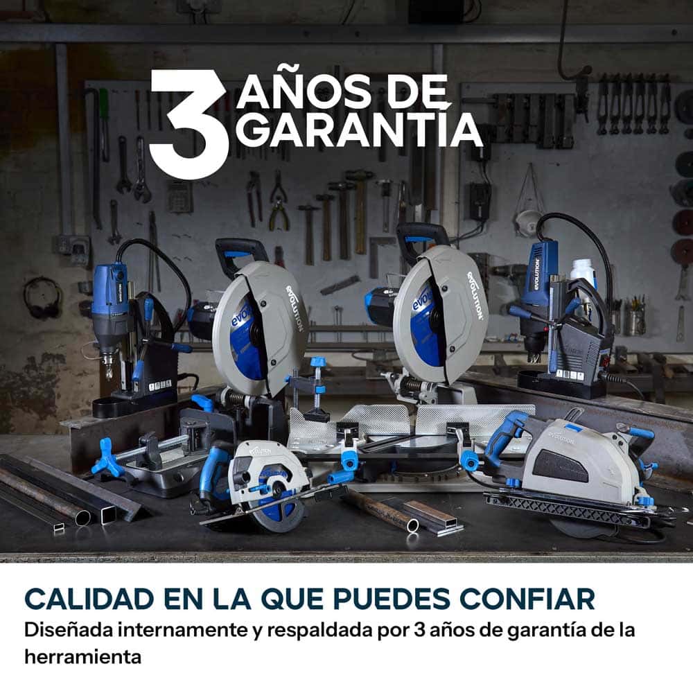 Sierra de corte de metal de 355mm con hoja de TCT para acero | S355CPSL