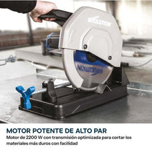 Sierra de corte de metal de 355mm con hoja de TCT para acero | S355CPSL