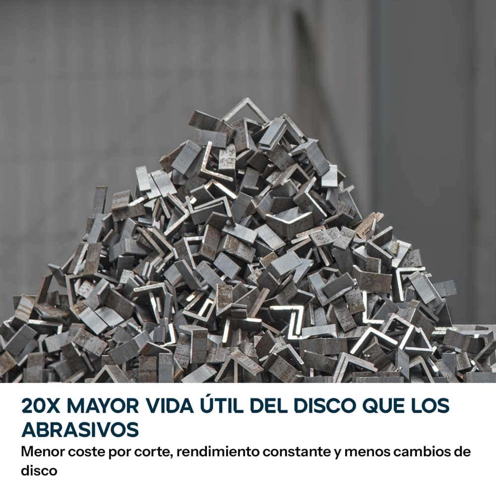 Sierra de corte de metal de 355mm con hoja de TCT para acero | S355CPSL