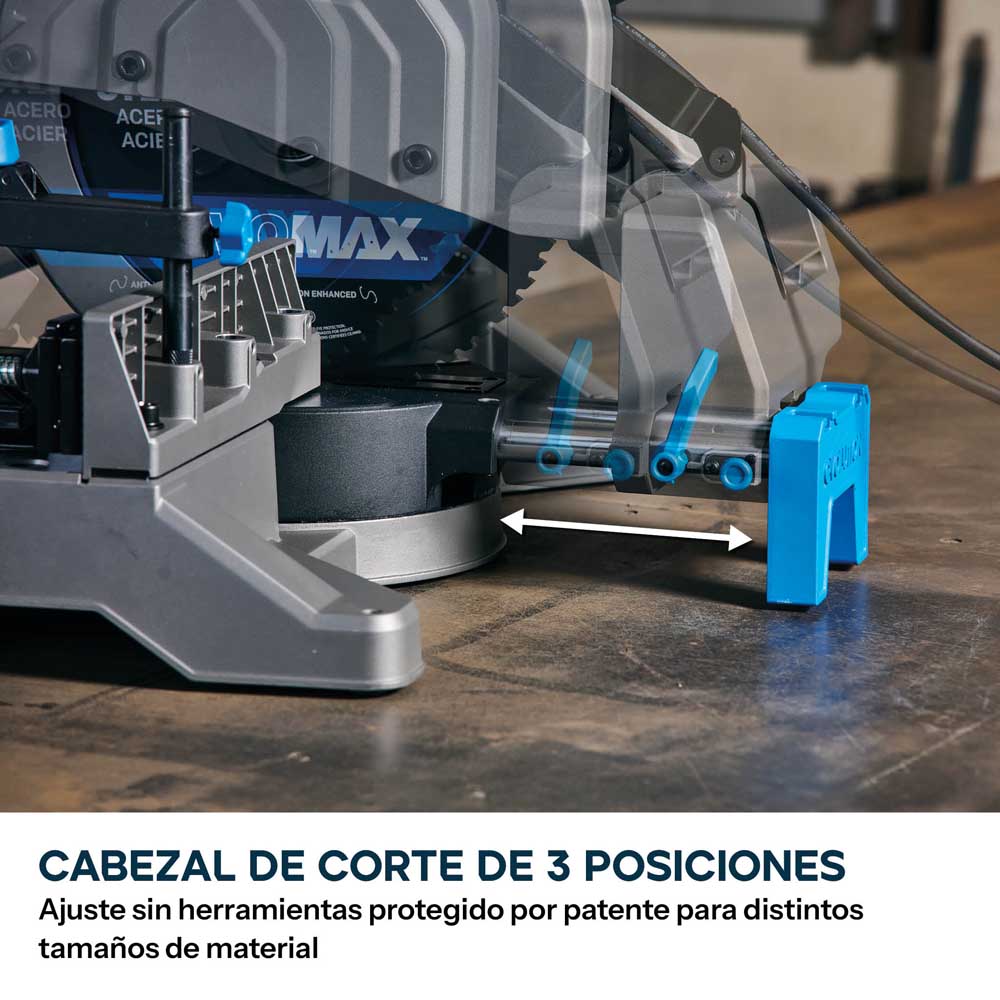 Tronzadora/ Ingletadora S355MCS-G2 de 355 mm para metal con hoja EvoMax