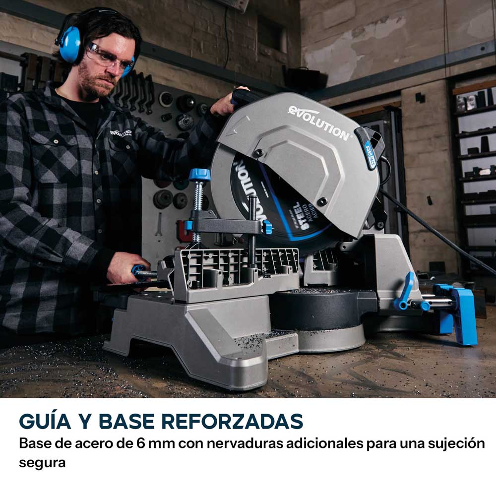 Tronzadora/ Ingletadora S355MCS-G2 de 355 mm para metal con hoja EvoMax