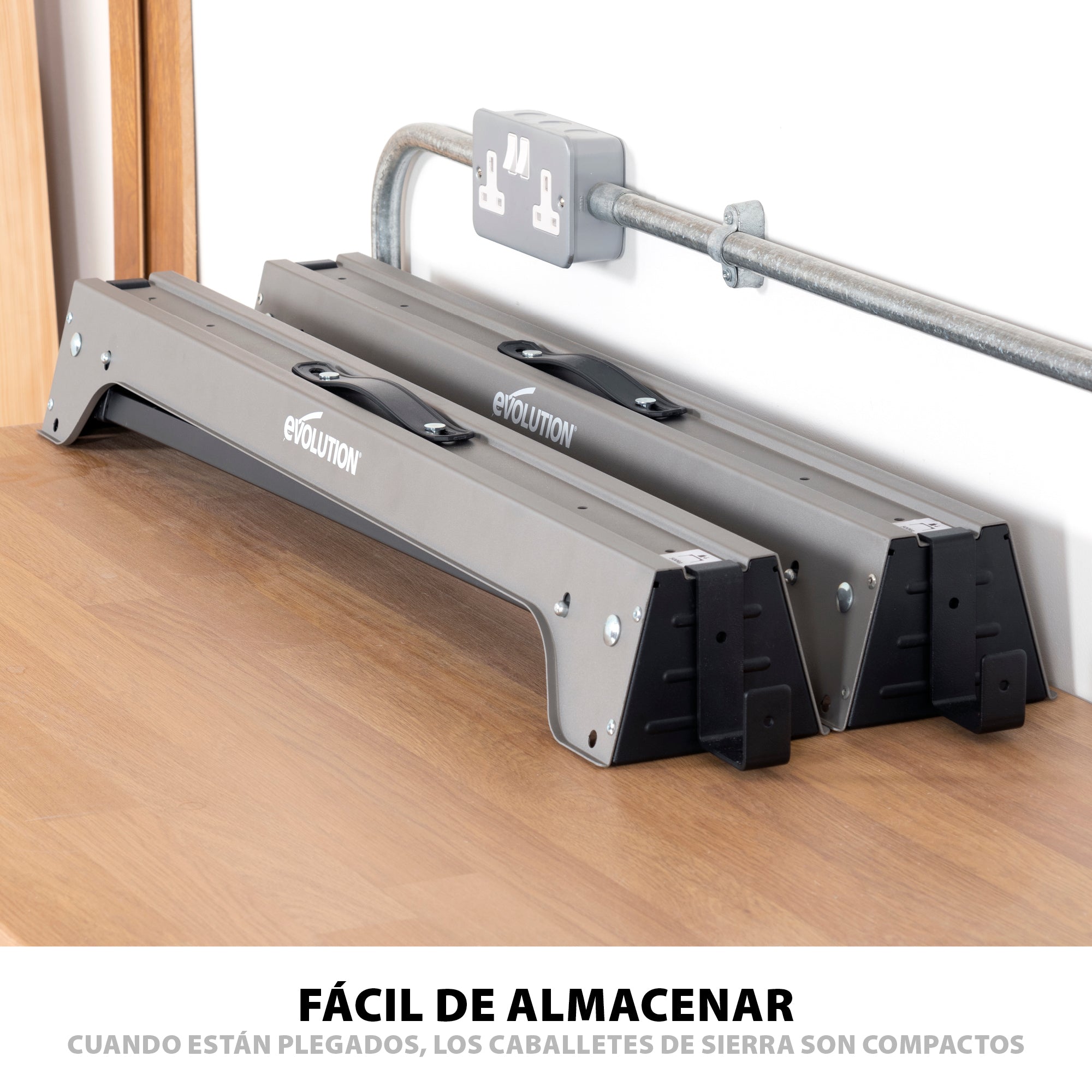 Caballetes Metálicos Evolution Power Tools (Pack de 2)