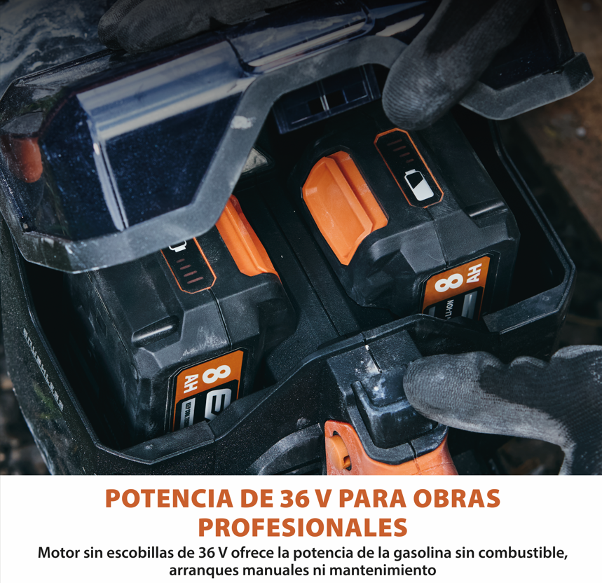 Sierra de hormigón inalámbrica R260DCT-Li de 260 mm con supresión automática de polvo por agua y disco diamantado premium de corte ultrafino