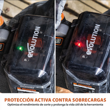 Sierra de hormigón inalámbrica R260DCT-Li de 260 mm con supresión automática de polvo por agua y disco diamantado premium de corte ultrafino