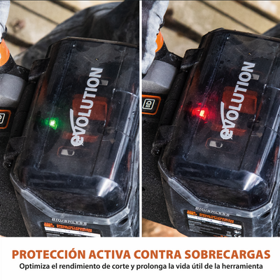 Sierra de hormigón inalámbrica R260DCT-Li de 260 mm con supresión automática de polvo por agua y disco diamantado premium de corte ultrafino