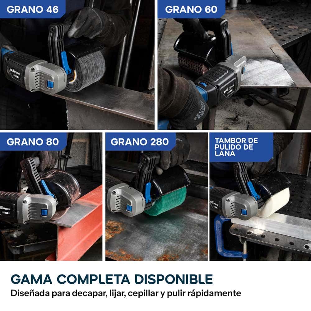 Tambor de pulido de lana para herramientas de satinadora a bateria | Pulido y acabado