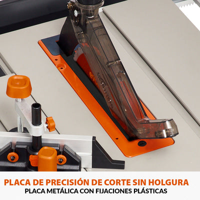 Placa Zero Clearance de precisión para Sierra de Mesa Evolution R255TBL & R255TBL+