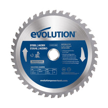 Disco TCT para Ingletadora Evolution de 185 mm, 40 dientes, Agujero de 20 mm para Acero