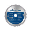 Disco TCT para Sierra Circular Evolution de 210 mm, 50 Dientes, Agujero de 25,4 mm para Acero