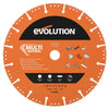 Disco Diamantado Segmentado Evolution de 230 mm y Agujero de 22,2 mm para Demolición de Alta Resistencia