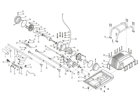 Evolution H320-E Compactadora de placa eléctrica Repuestos