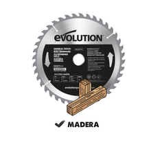 Sierra de Mesa R255TBL+ Evolution 255mm, 1800W hoja multi-material TCT (incluida) + Carrito + Hoja para madera de 40 dientes + Cuchillo Separador