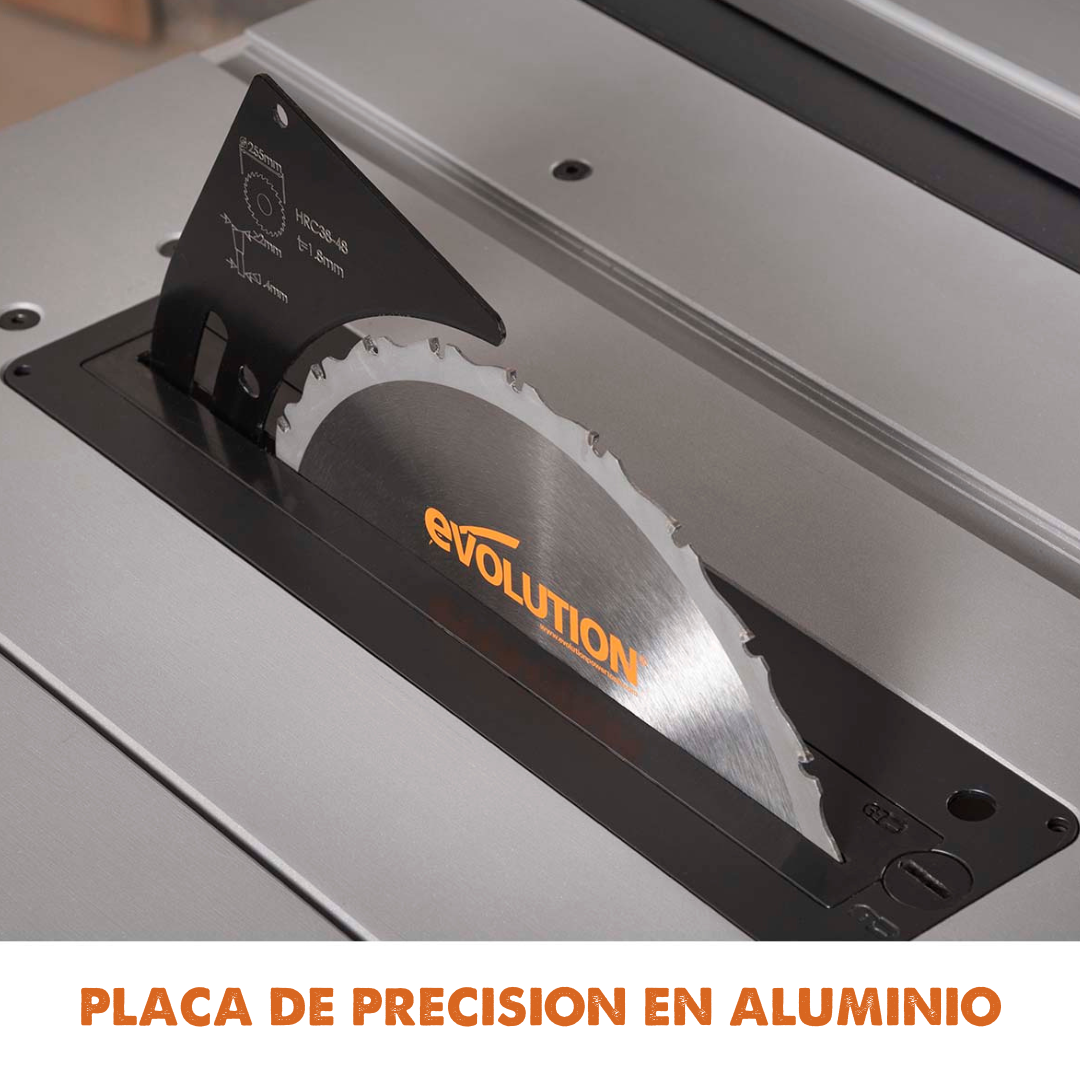 Placa de precisión para sierra de mesa RAGE5S