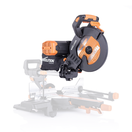 Evolution R255SMS-DB Ingletadora telescópica Repuestos (Cabezal)