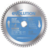 Disco de precisión para acero TCT 185mm 68 dientes orificio 20mm Evolution para sierra de inglete
